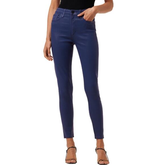 NEW JOE'S JEANS Women's Coated High-Rise Skinny Ankle Jean Size 23 - Picture 2 of 7